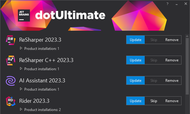 ReSharper：安装程序中的 AI 助手