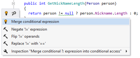 ReSharper helps implement new C# features ReSharper helps implement new C# features