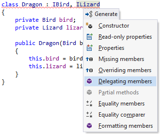 Creating a decorator with ReSharper Creating a decorator with ReSharper
