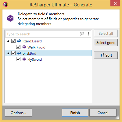 Creating a decorator with ReSharper Creating a decorator with ReSharper