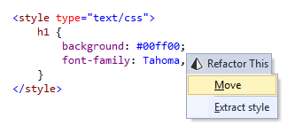 Move to Another File refactoring in HTML Move to Another File refactoring in HTML