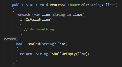 ReSharper for Visual Studio Code: Inlay hints for trailing local functions