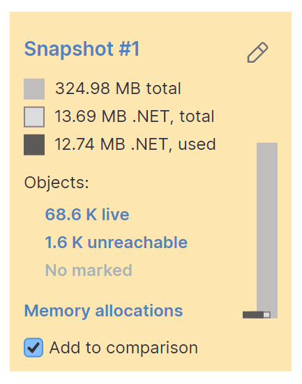 Collected snapshots Collected snapshots