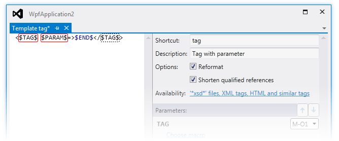 ReSharper：模板范围