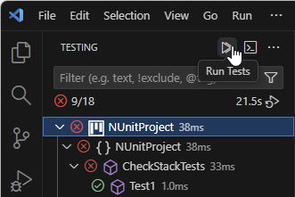 ReSharper for Visual Studio Code: running unit tests in the solution