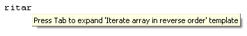 ReSharper: Live templates ReSharper: Live templates