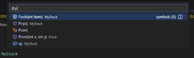ReSharper for Visual Studio Code: Go to symbols in file in C# ReSharper for Visual Studio Code: Go to symbols in file in C#