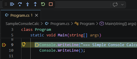 ReSharper: Debugger toolbar with stepping commands ReSharper: Debugger toolbar with stepping commands