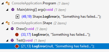 ReSharper: breakpoints and tracepoints in the Find Results window ReSharper: breakpoints and tracepoints in the Find Results window