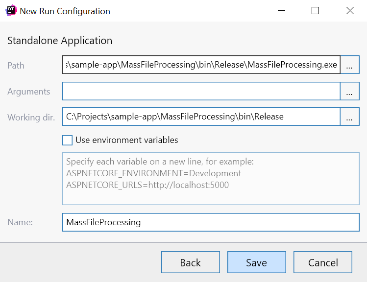 dotTrace. Profiling options dotTrace. Profiling options