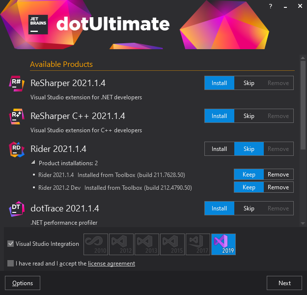 JetBrains .NET installer. Clean installation JetBrains .NET installer. Clean installation