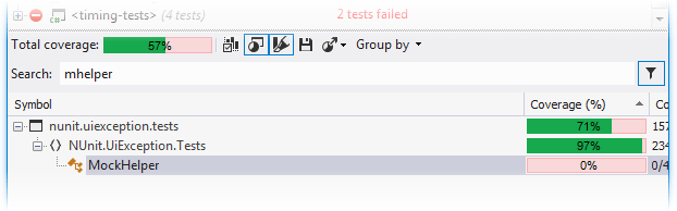 Searching coverage tree Searching coverage tree