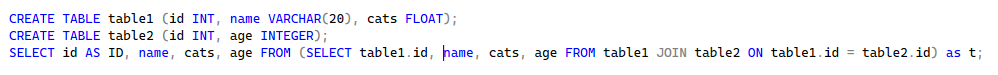 ReSharper: Introduce alias. SQL quick-fix applied