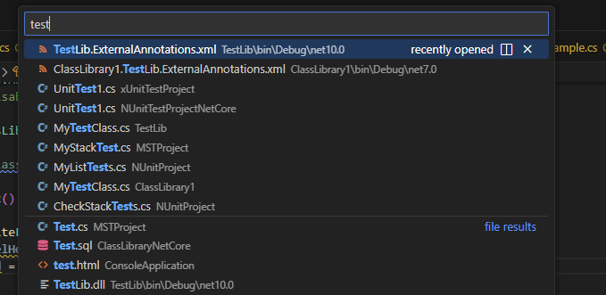 ReSharper for Visual Studio Code: Go to File in C# ReSharper for Visual Studio Code: Go to File in C#