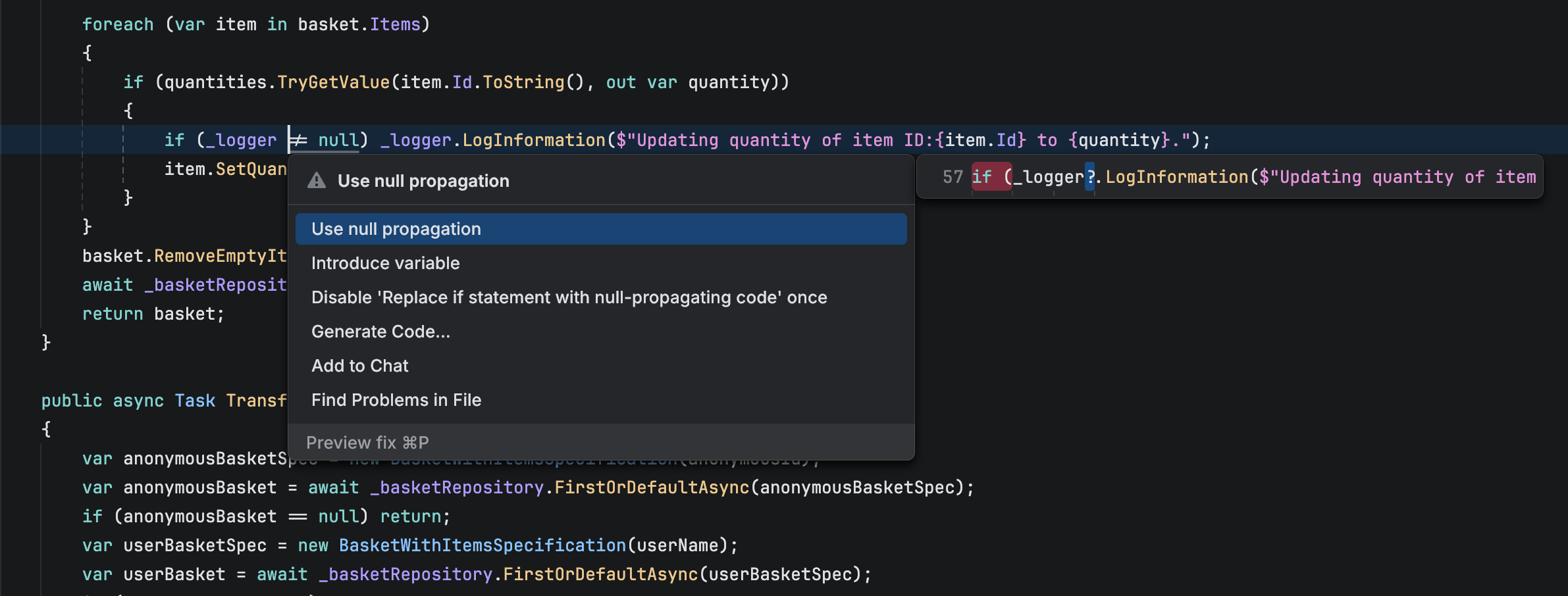 Get started | ReSharper for Visual Studio Code Documentation image.