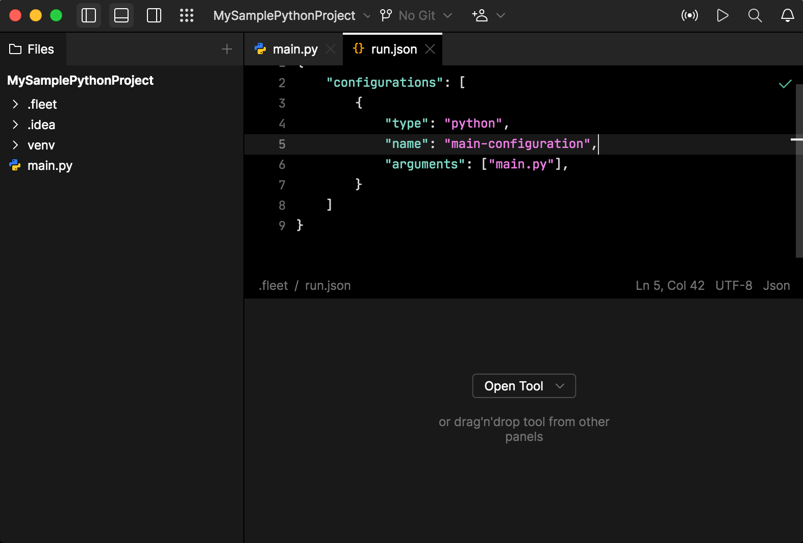 Run Python code | JetBrains Fleet Documentation