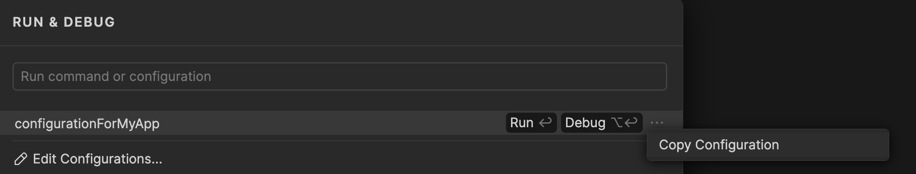 Go run configurations | JetBrains Fleet Documentation