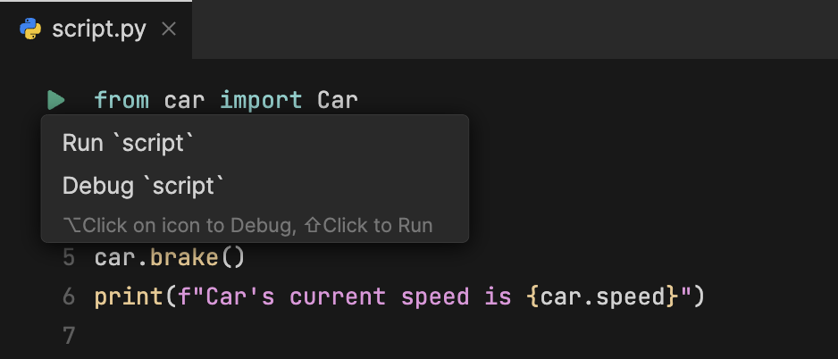 Run Python code | JetBrains Fleet Documentation