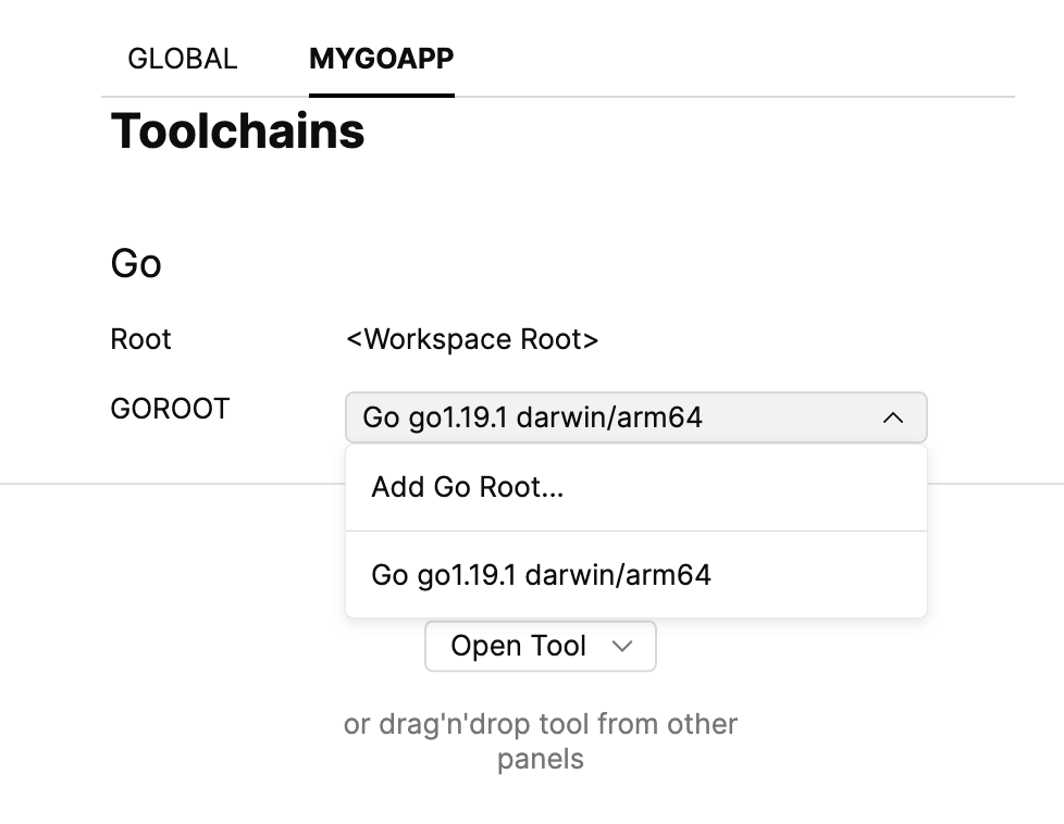 Selecting a Python interpreter for the workspace