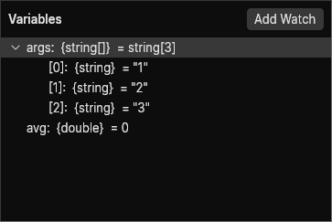 Fleet variables panel csharp