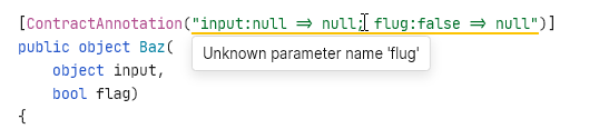 JetBrains Fleet: Contract annotations