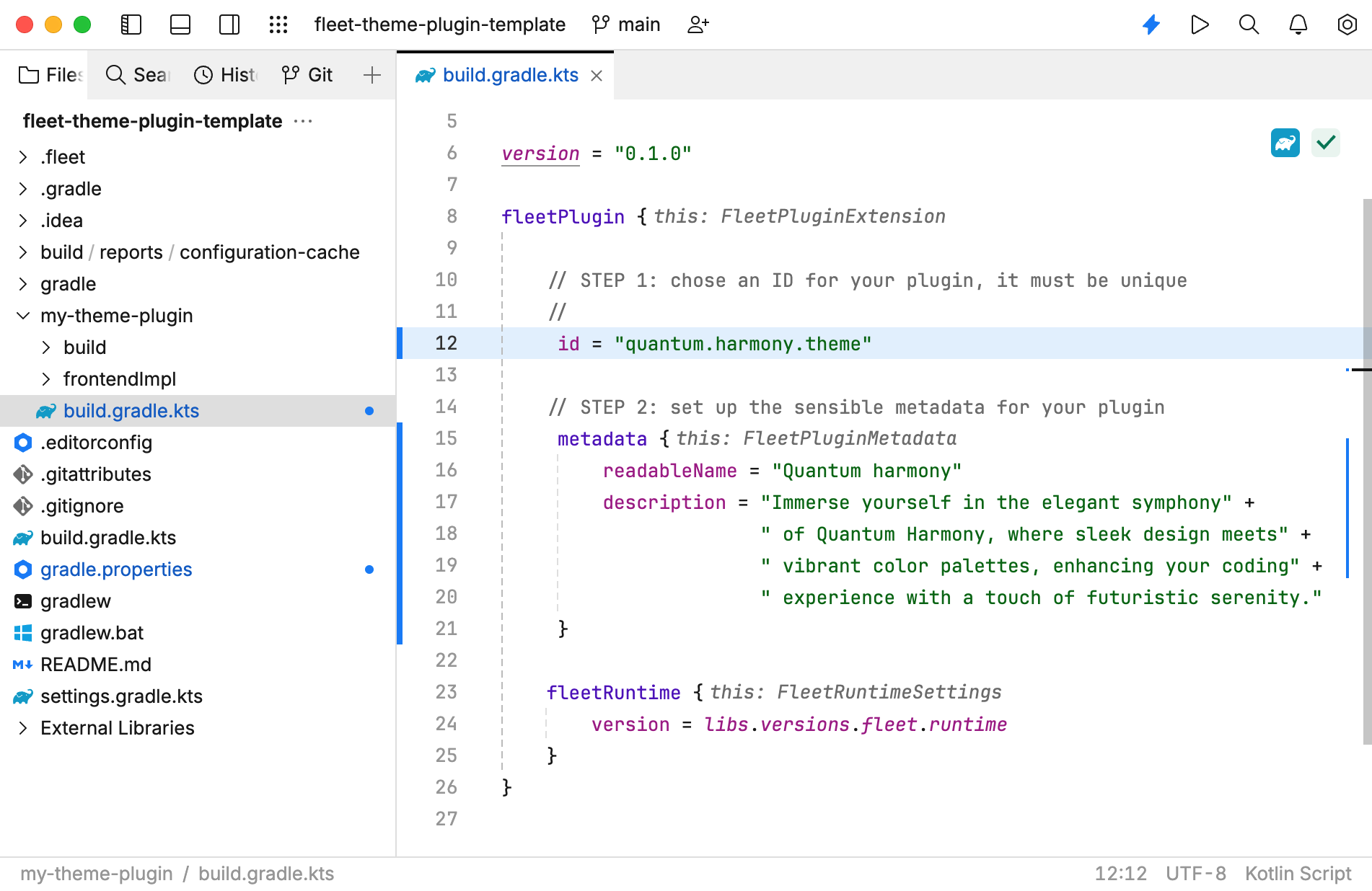 Configure your plugin