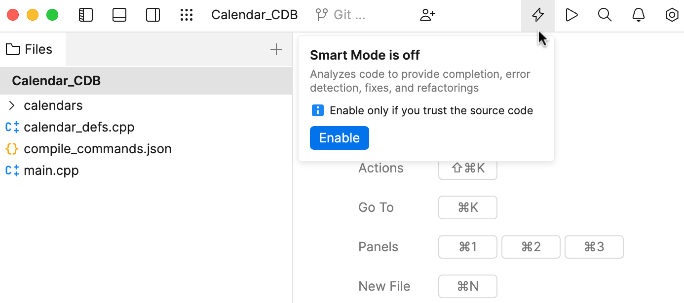 Enabling Smart Mode