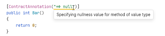 JetBrains Fleet: Contract annotations
