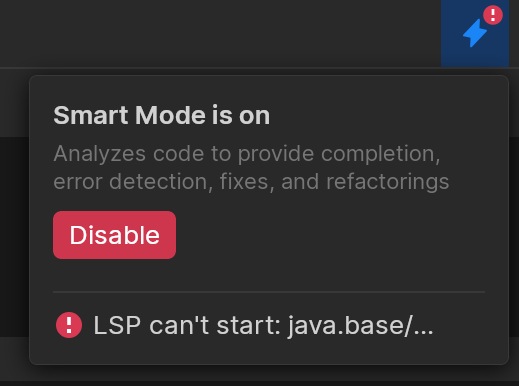 Smart Mode can't start