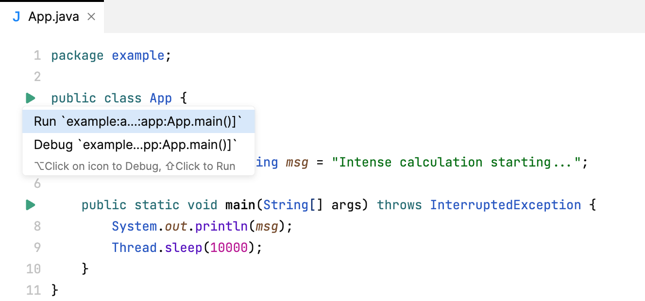 Run Java code | JetBrains Fleet Documentation