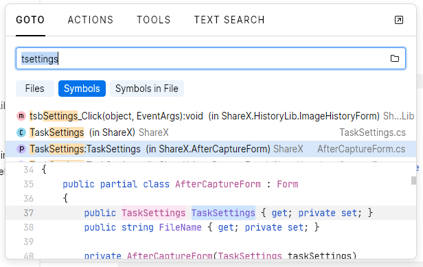 JetBrains Fleet: Find symbols in your solution JetBrains Fleet: Find symbols in your solution