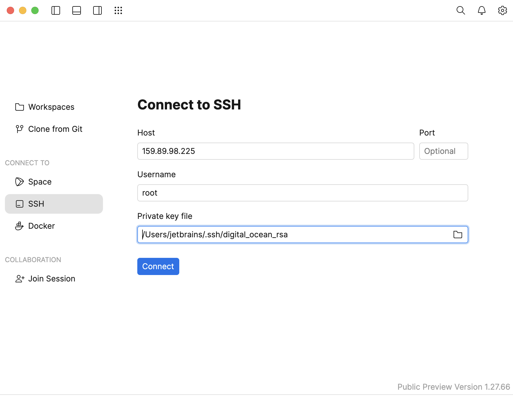 Connecting with SSH Connecting with SSH