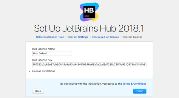 hub install license