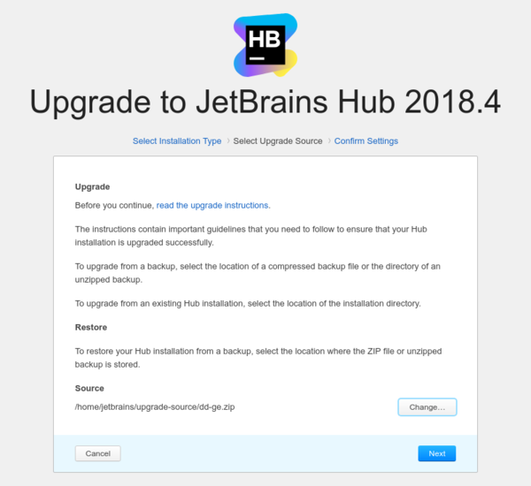 Upgrade Hub - Source