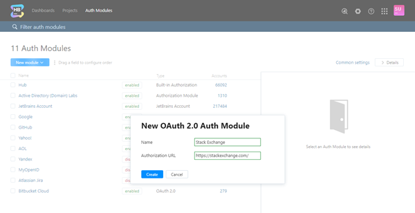 New oauth 2 0 module