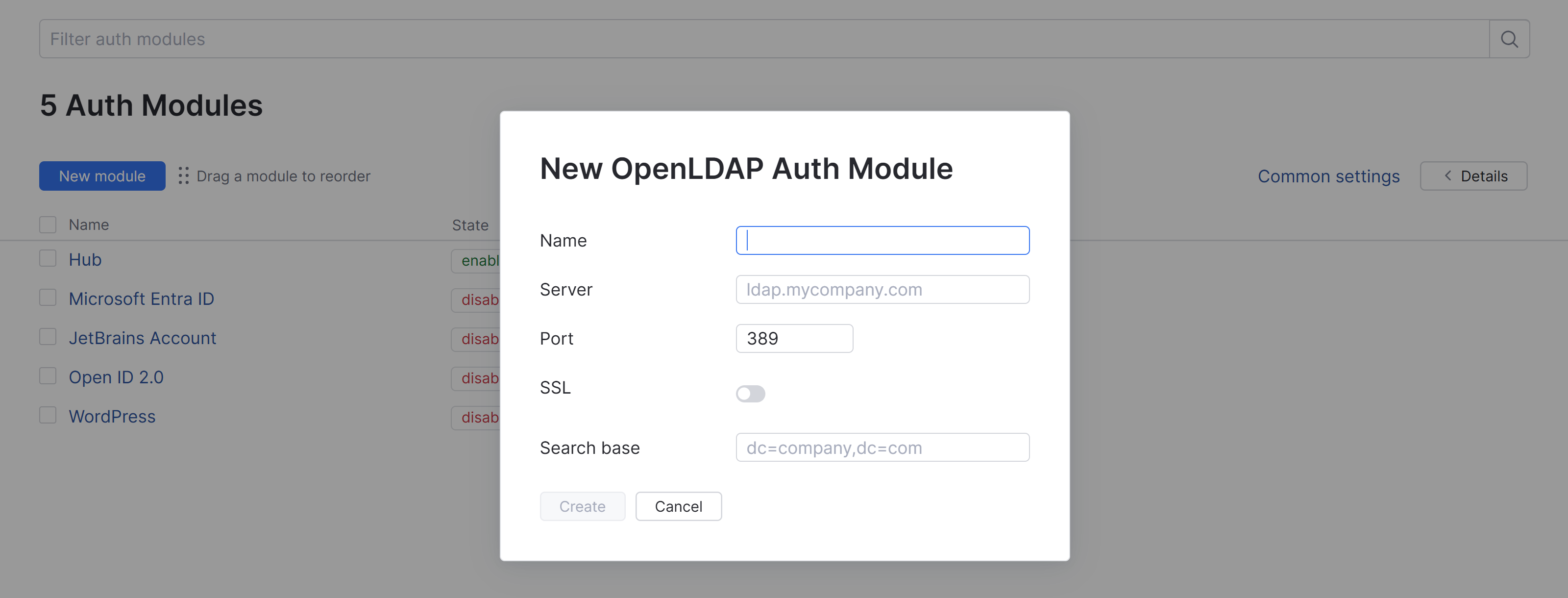 New open ldap auth module New open ldap auth module