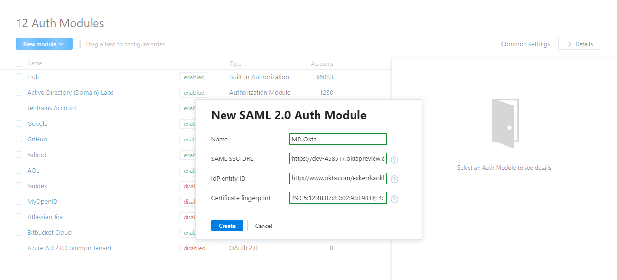 Okta idp create new auth module hub Okta idp create new auth module hub