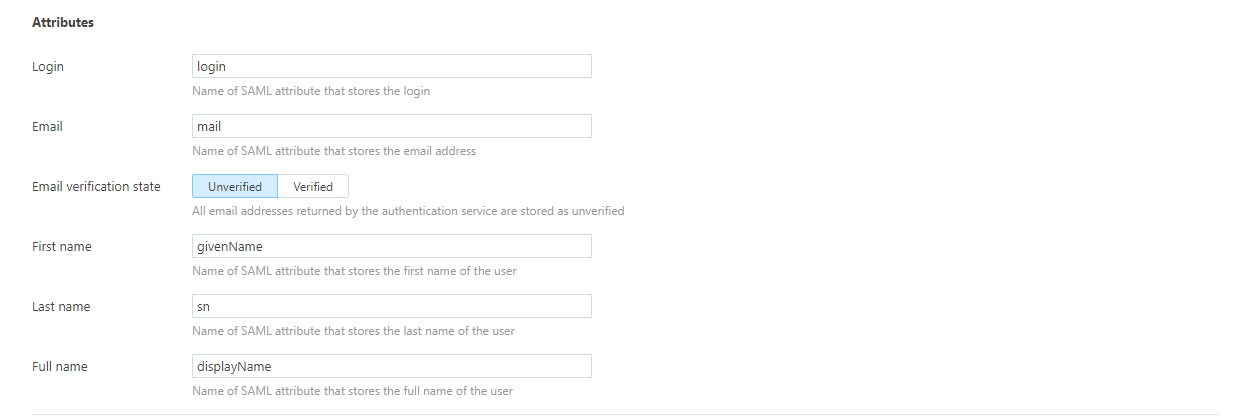 Saml hub hub module attributes Saml hub hub module attributes