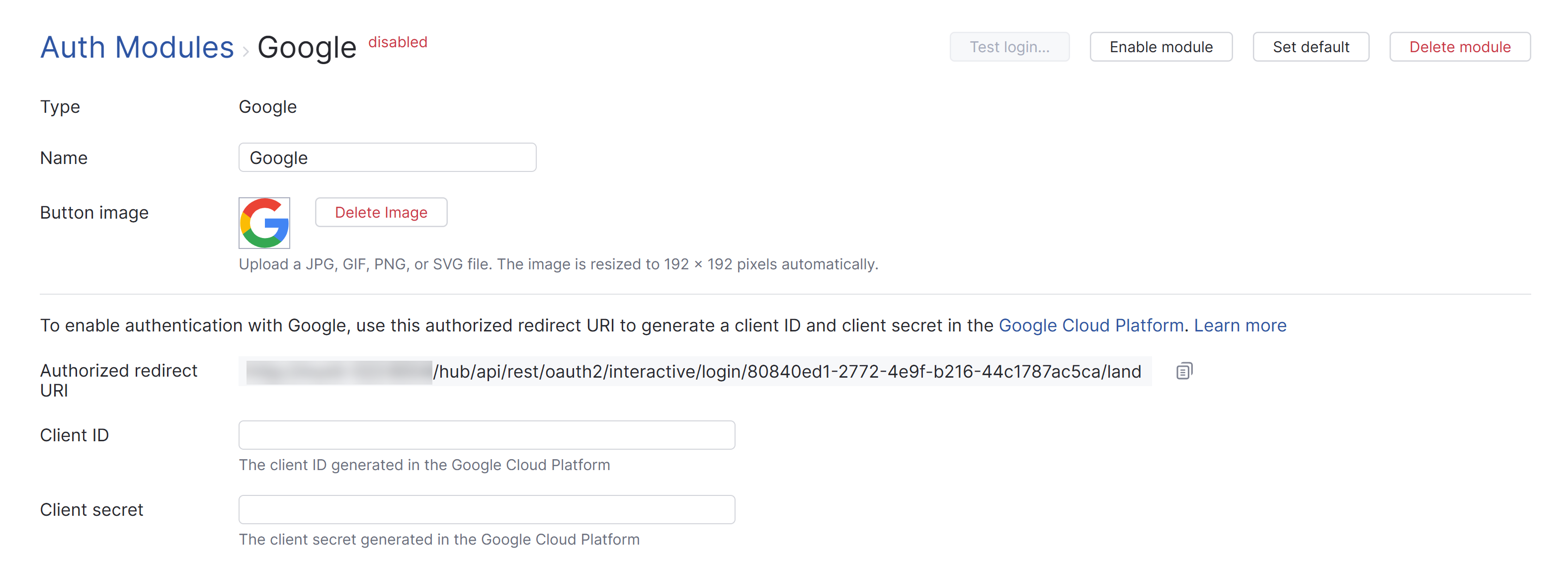 Google auth redirect uri Google auth redirect uri