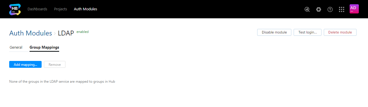 LDAP group mappings LDAP group mappings