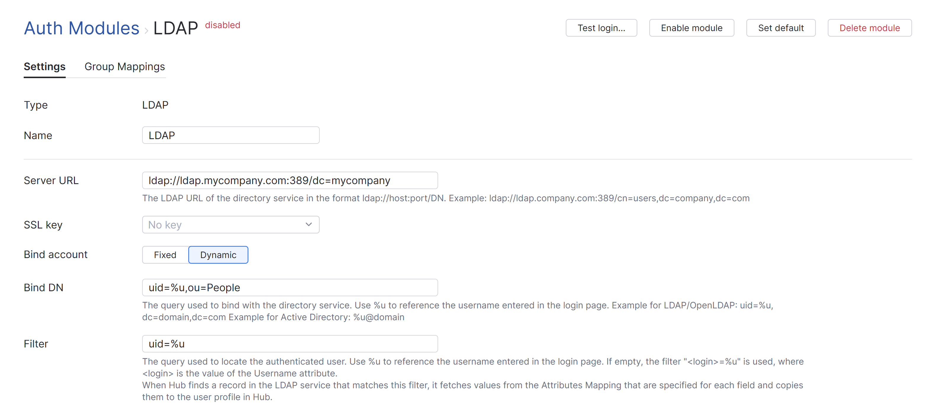Ldap auth module Ldap auth module