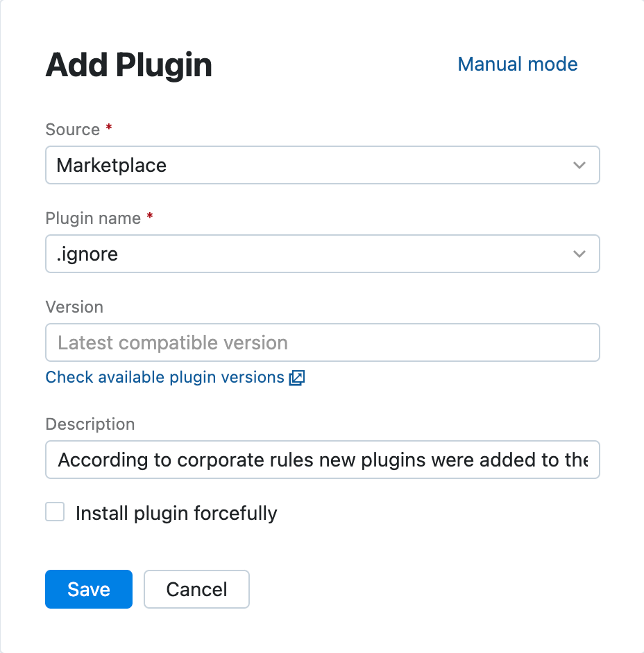 Example auto-installed plugin