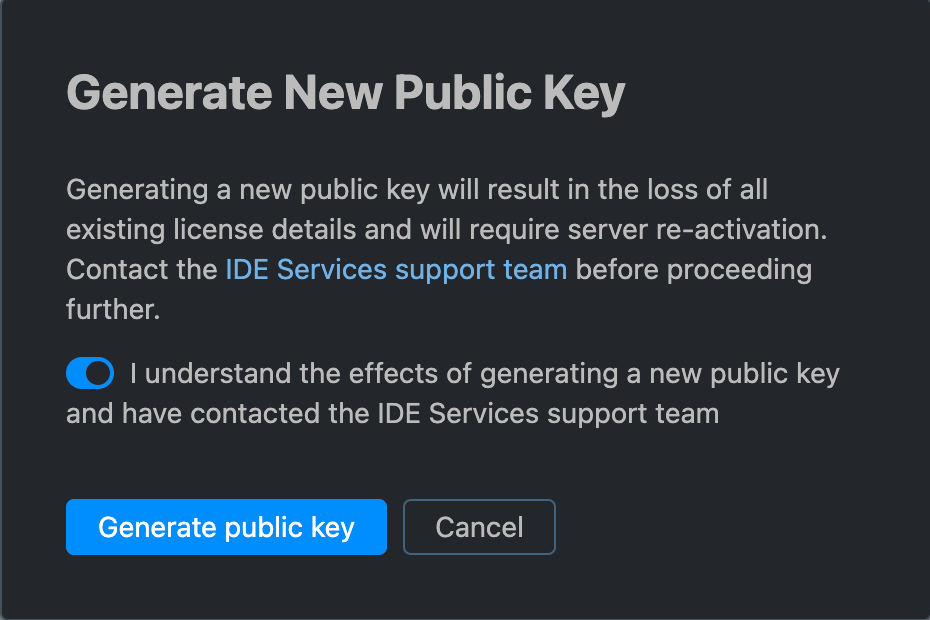 Activate ide services ide services documentation