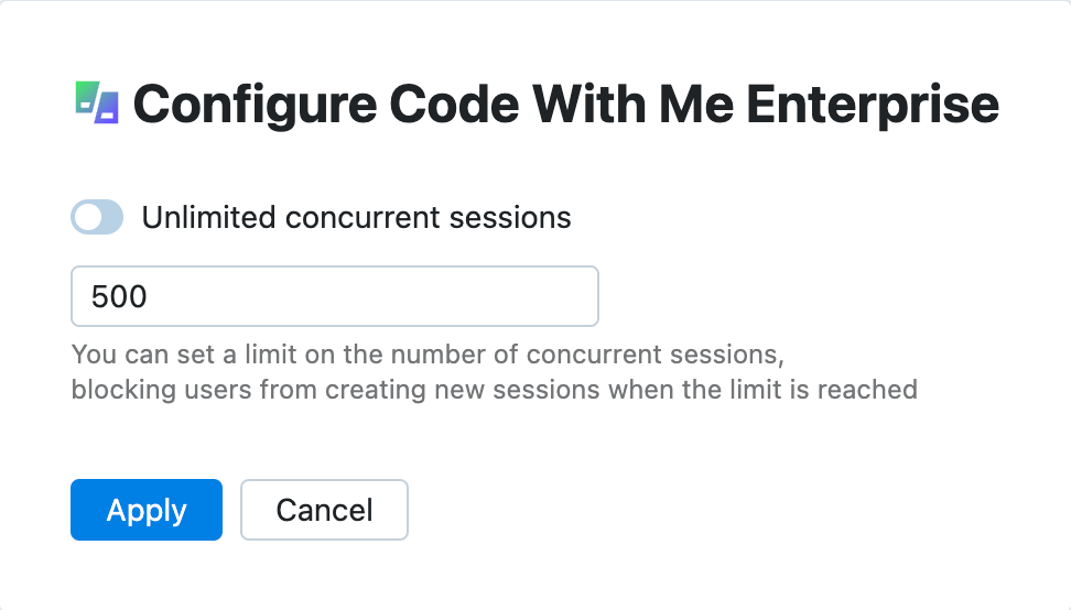 Limited Code With Me sessions