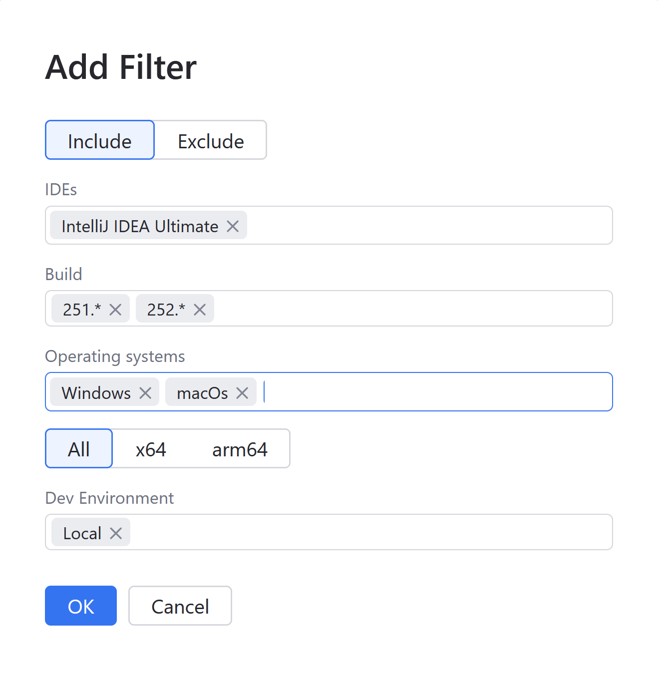 Add filter