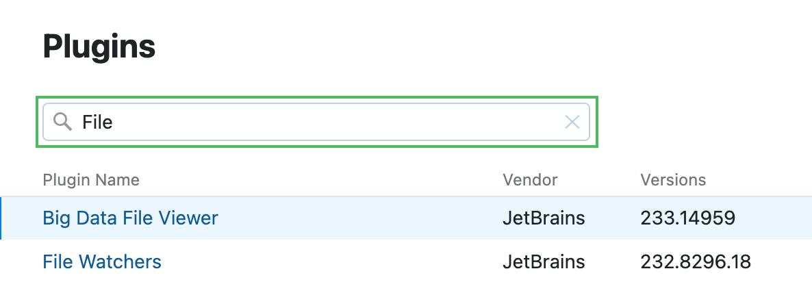 Search for plugins Search for plugins