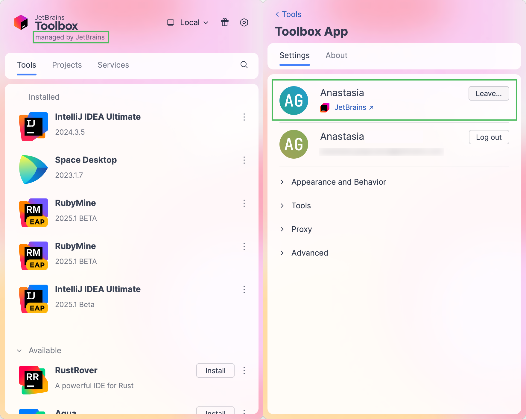 Toolbox App managed by your organization Toolbox App managed by your organization