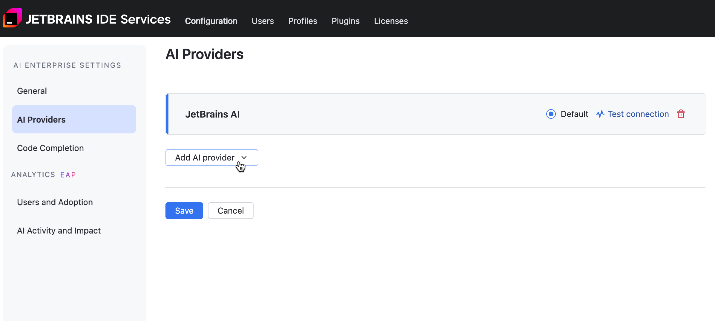 Add AI Provider Add AI Provider