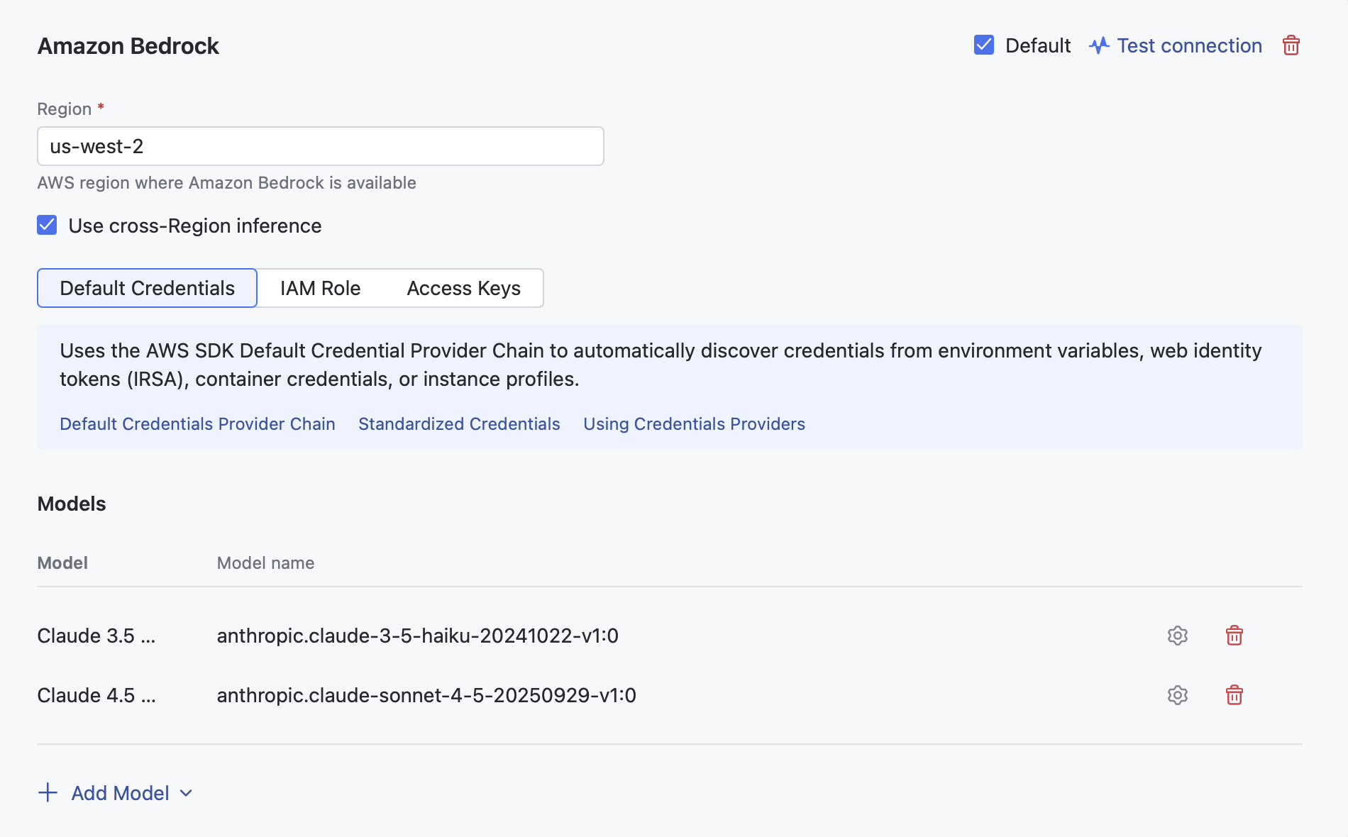 Configure Amazon Bedrock Configure Amazon Bedrock