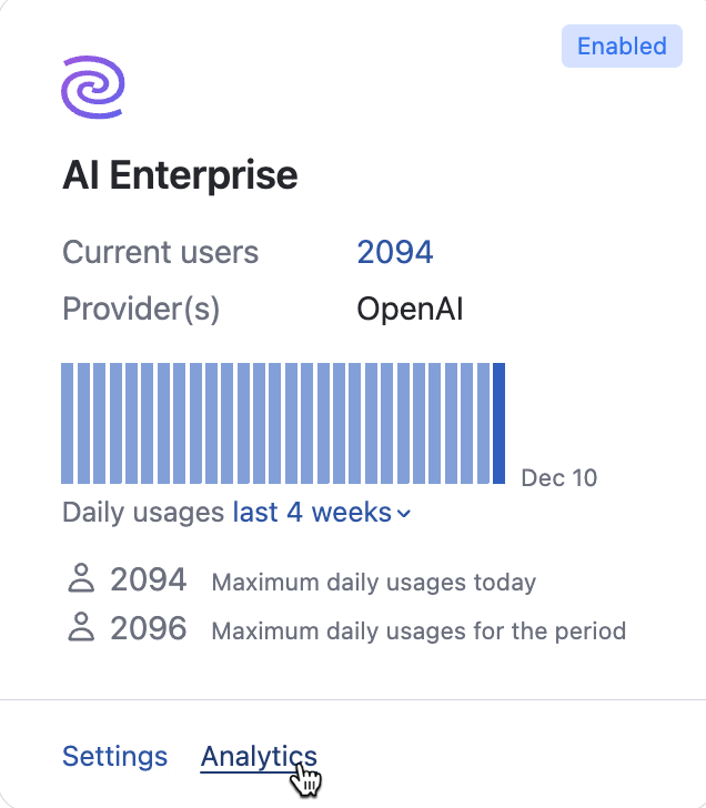 Analytics for AI Enterprise Analytics for AI Enterprise